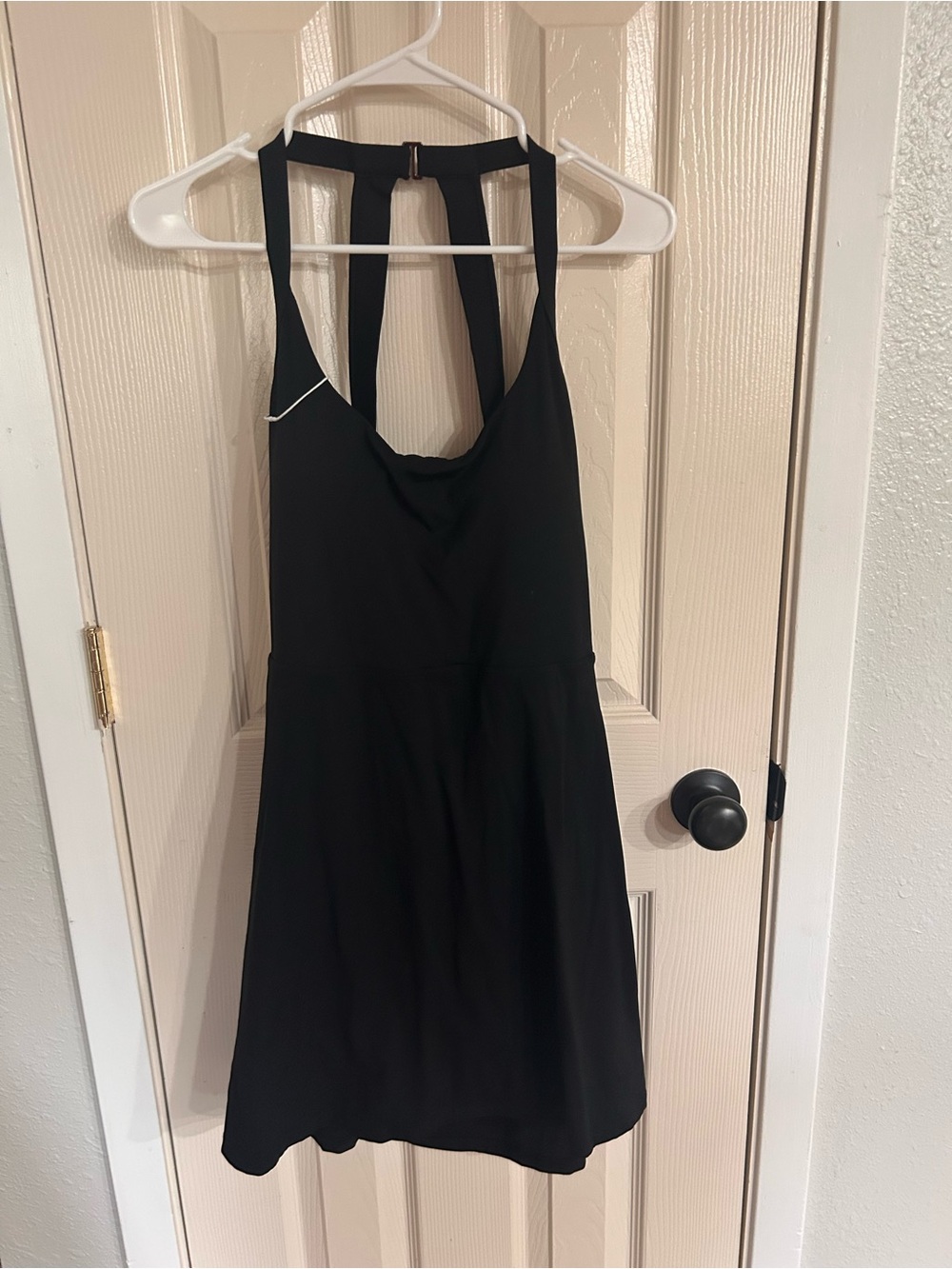 Classic Black Racerback Dress - Women's